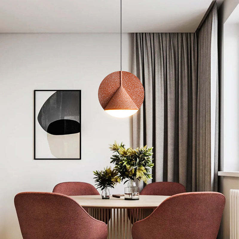 Zaid Modern LED Colorful Shade Hanging Pendant Light