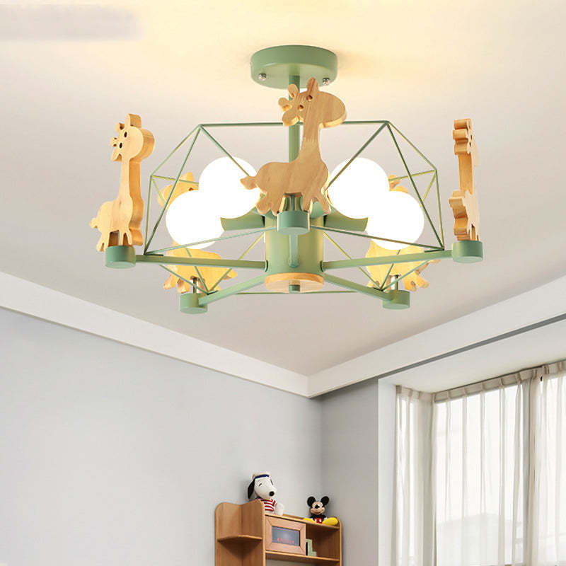 Minori Giraffes LED Flush Mount Ceiling Light