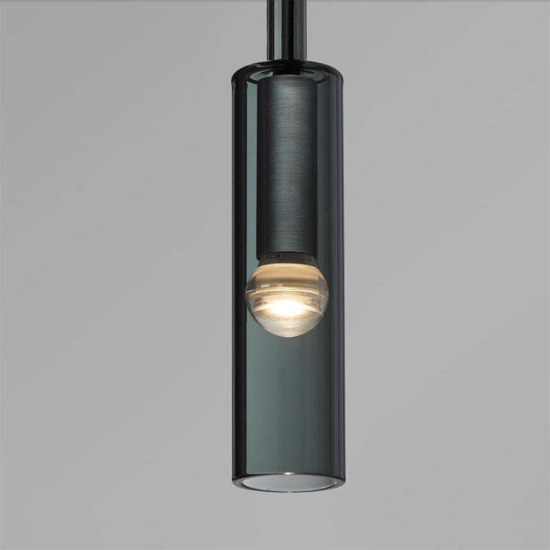 Sanna Modern Black Glass  Streamlined Pendant light/Wall Lamp