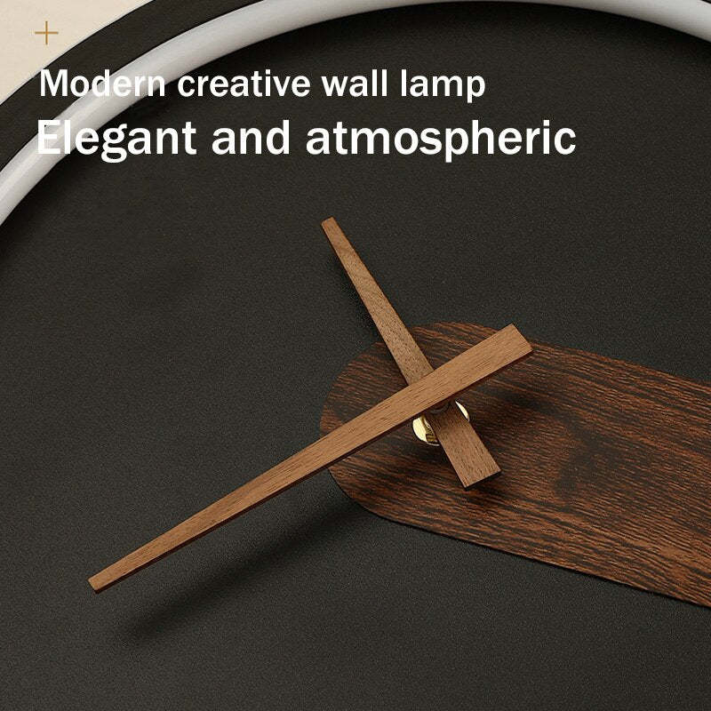 Nielsen Modern Clock Design Wall Lamp, 3 Color