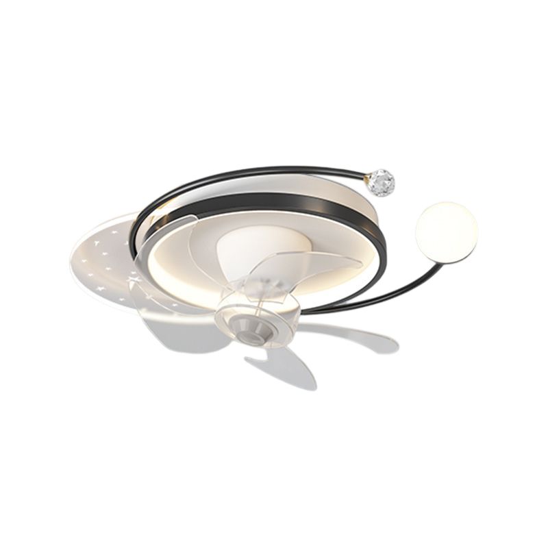 Madina Starry Ceiling Fan with Light, 4 Style, L 20"/40"