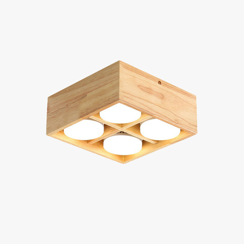 Ozawa Ceiling Light No Main Light, Wood