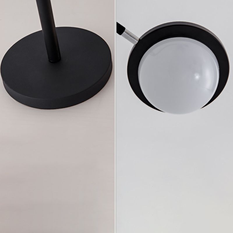 Eryn Modern Globe Metal Acrylic Floor Lamp