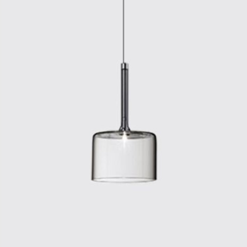 Hailie Minimalist Modern Glass LED Pendant Light, 3 Style