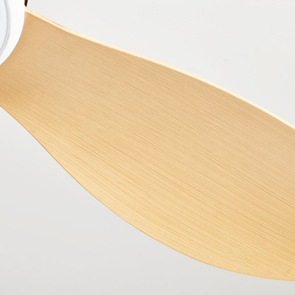 Ozawa 5-Blade Modern Wood DC Ceiling Fan with Light, 47.2''/51.2''