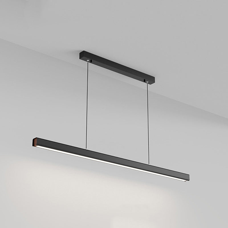 Edge Minimalist Classic Black & White Linear Pendant Light