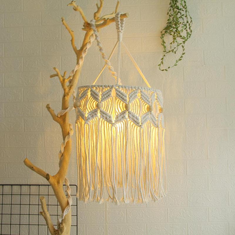 Renée Pendant Light, 7 Style, Cotton Rope