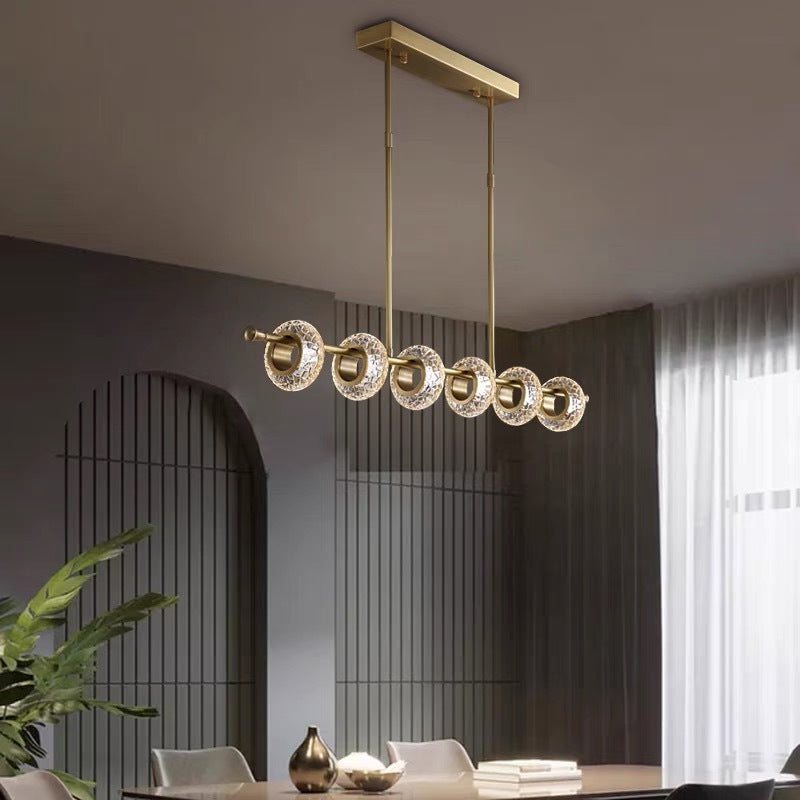 Marilyn Modern Luxury metal/Glass Pendant Light, Gold