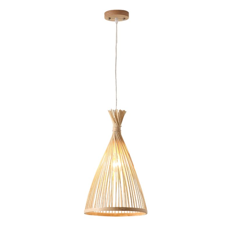 Muto Pendant Light Rattan Modern, Hand-woven, Hotels