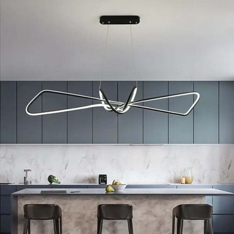 Bouvet Minimalist Geometric Metal Adjustable Pendant Light