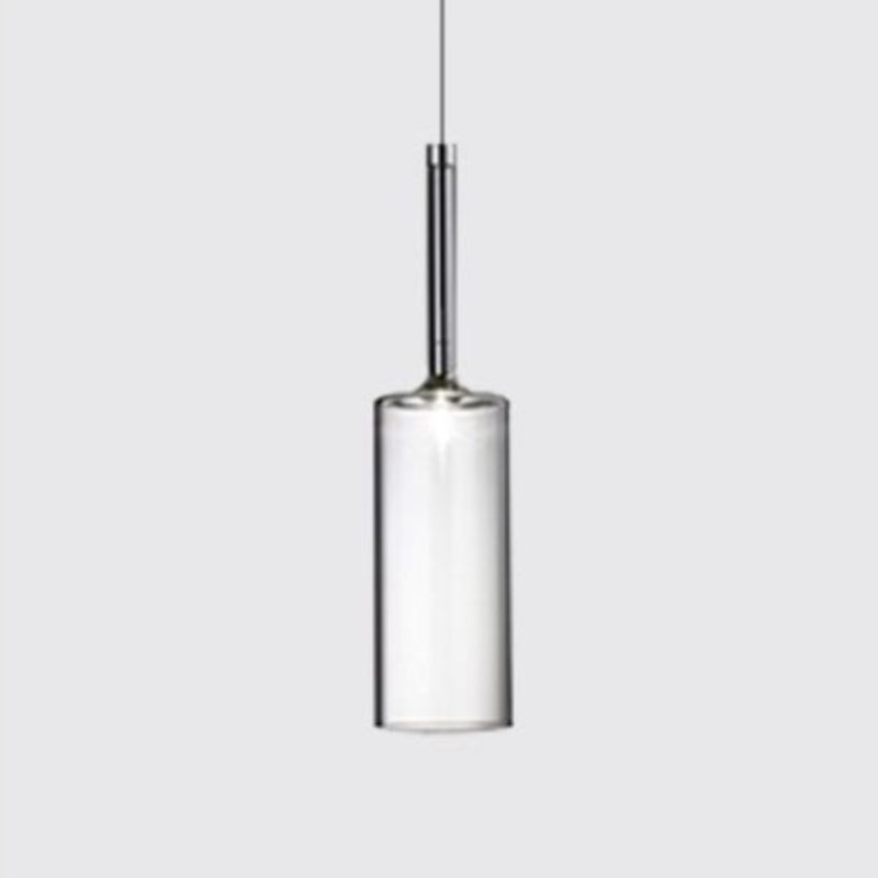 Hailie Minimalist Modern Glass LED Pendant Light, 3 Style