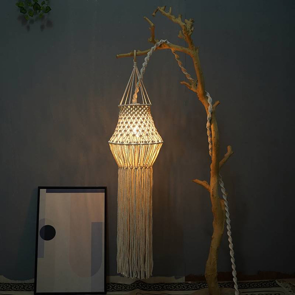 Renée Pendant Light, 7 Style, Cotton Rope