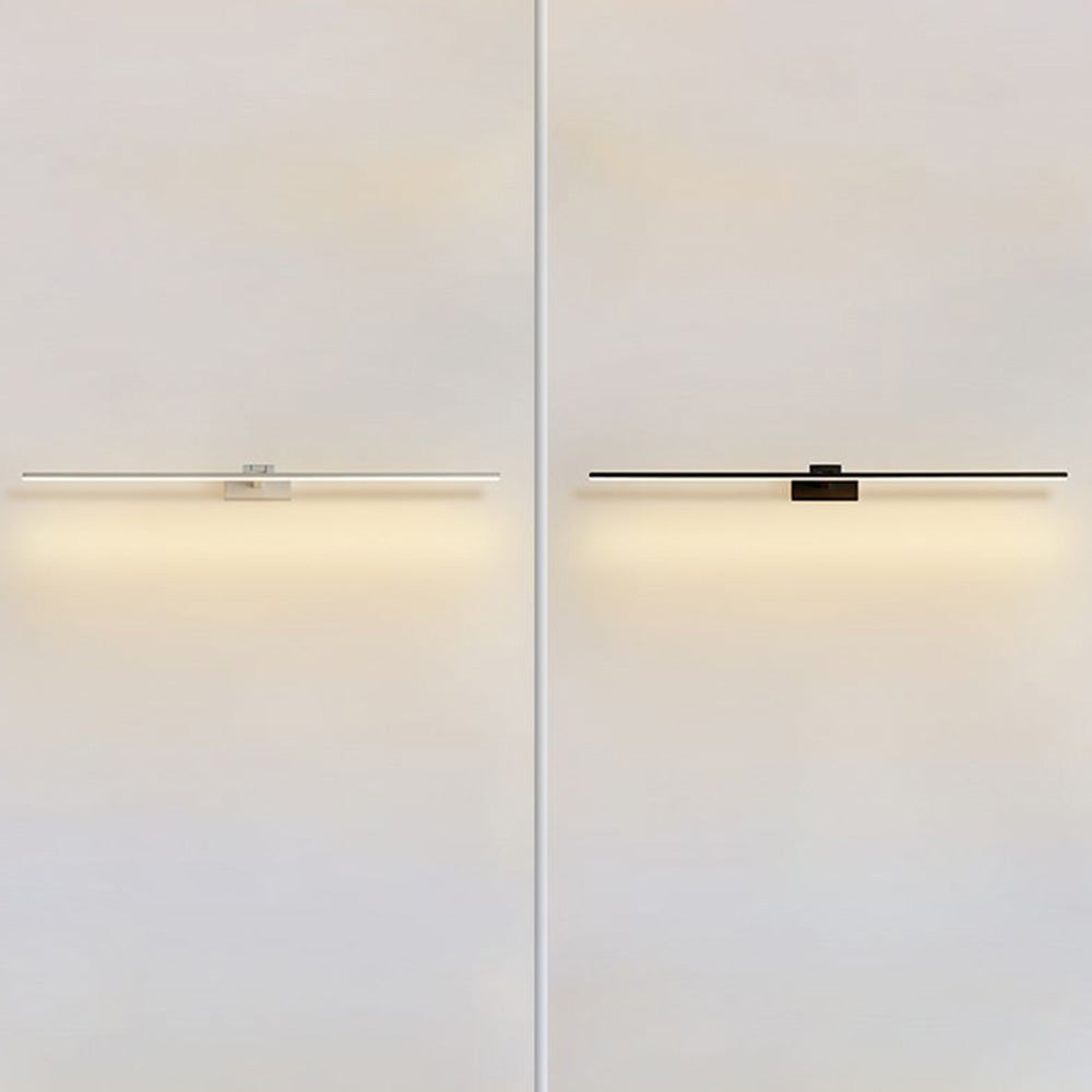 Leigh Modern Bar Mirror Front Vanity Metal Wall Lamp, Black&White