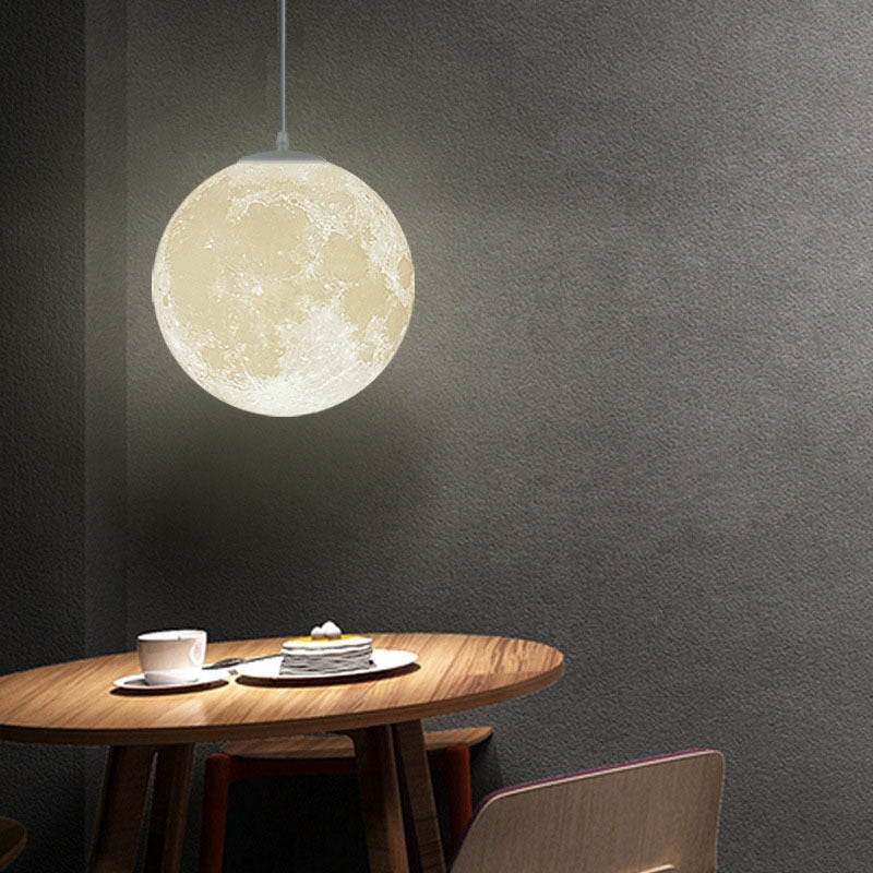 Modern Fancy Moon Pendant Lamp Ornaments for Dining Room & Bedroom