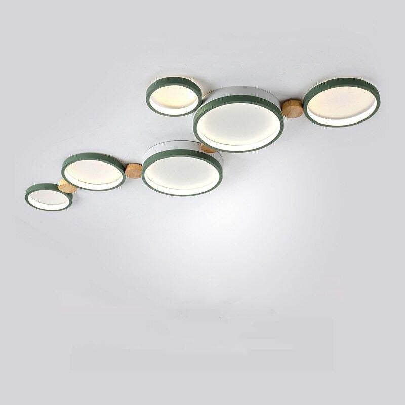 Sienna Round Flush Mount Ceiling Light 3 Colour 3/4/5/6/7 Heads