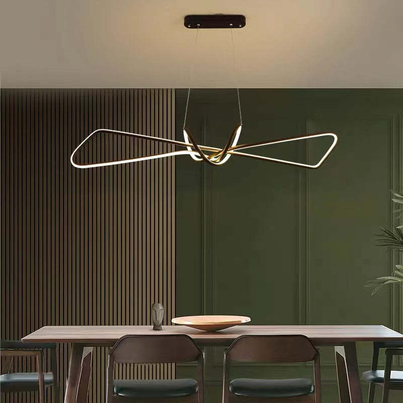 Bouvet Minimalist Geometric Metal Adjustable Pendant Light