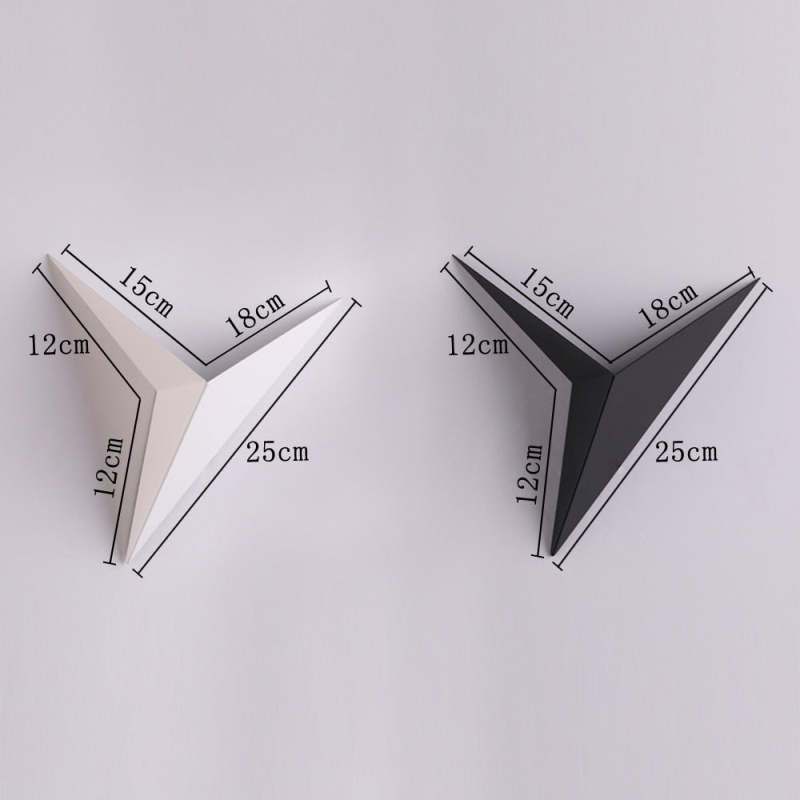 Orr Metal Modern LED Wall lamps for Bedroom, Triangle