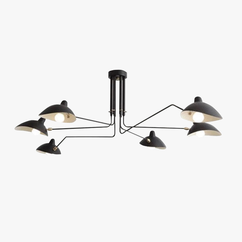 Schmitt Pendant Light Industry, Metal, Black, Study Room