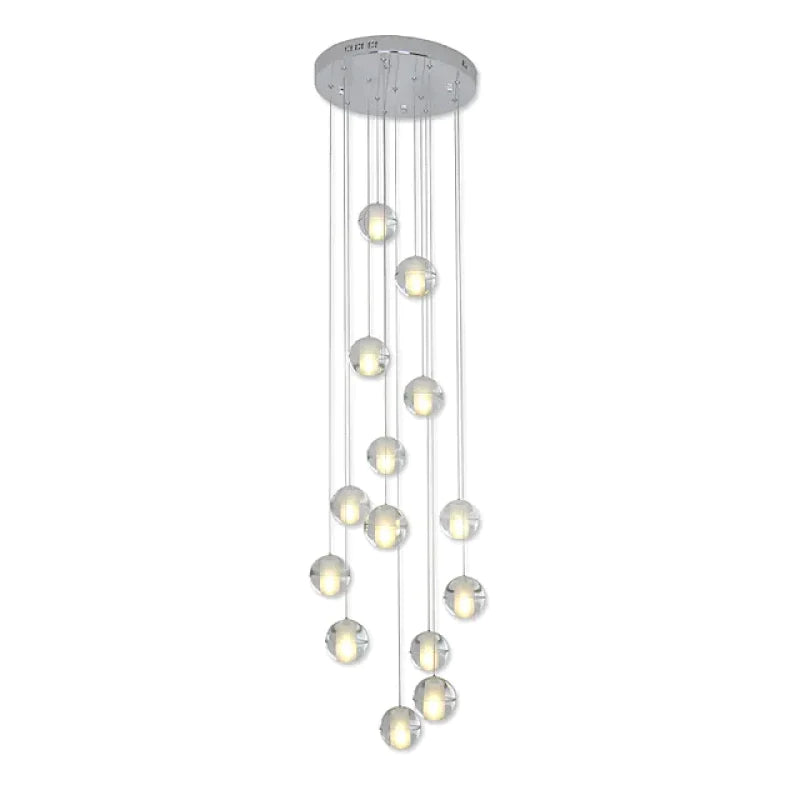 Hailie Modern Multi Clean Globe Pendant Light, Foyer