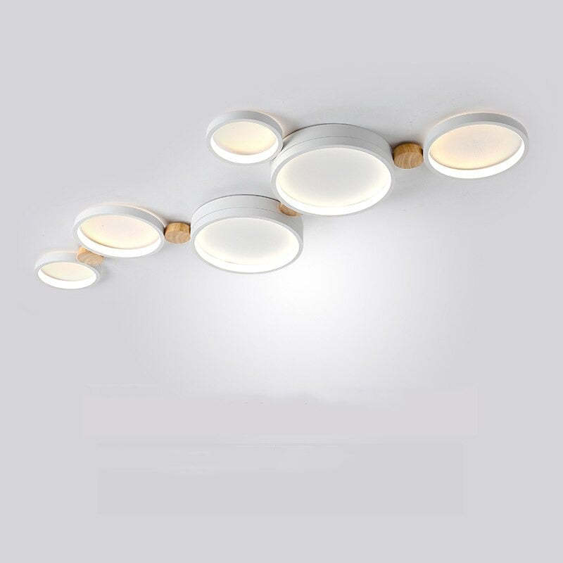 Sienna Round Flush Mount Ceiling Light 3 Colour 3/4/5/6/7 Heads