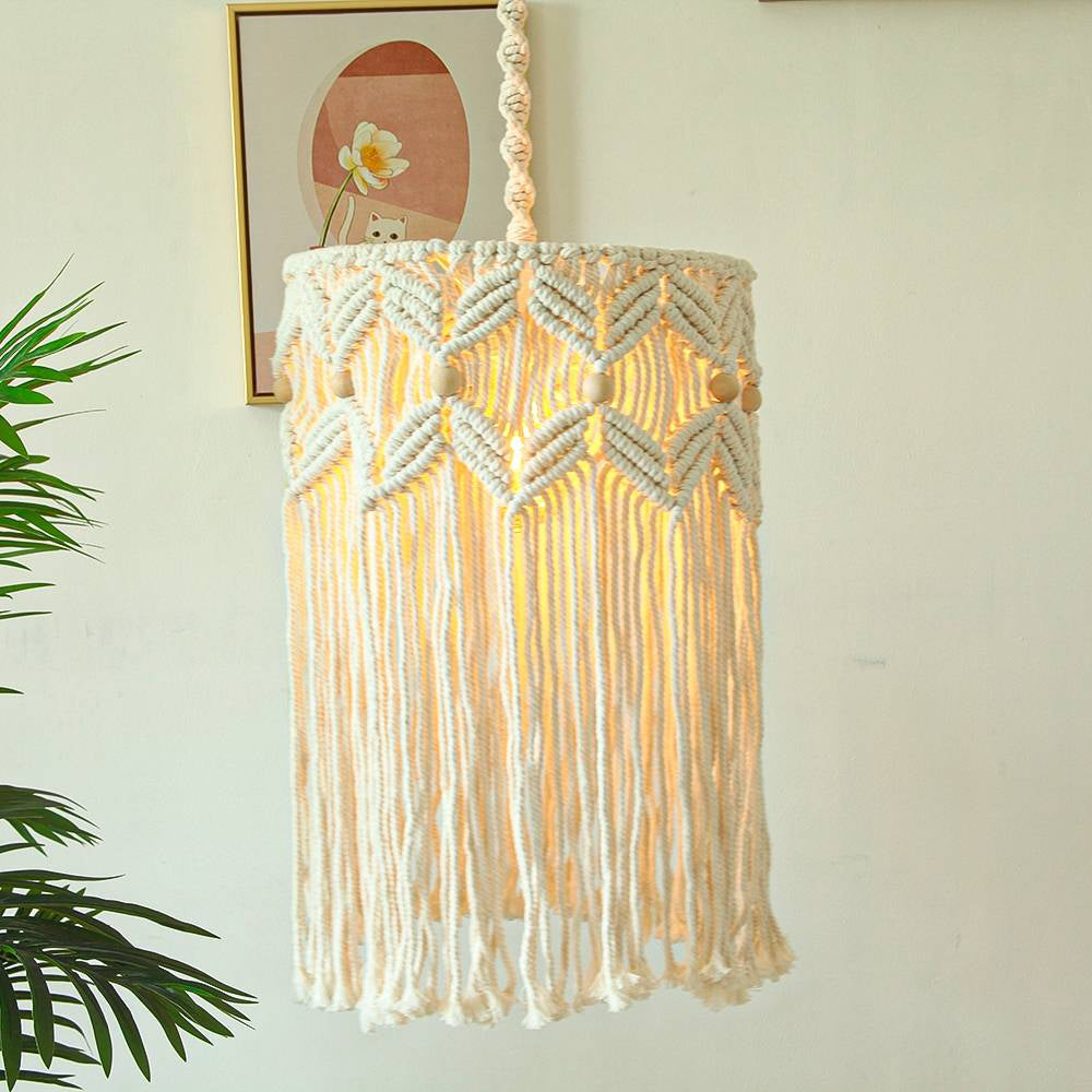 Renée Pendant Light, 7 Style, Cotton Rope