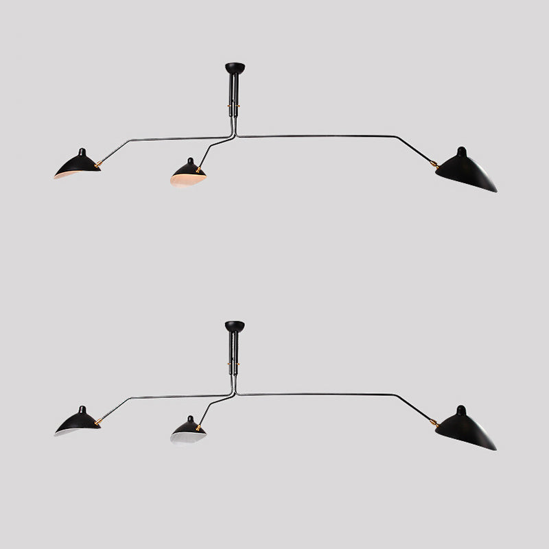 Schmitt Pendant Light Industry, Metal, Black, Study Room