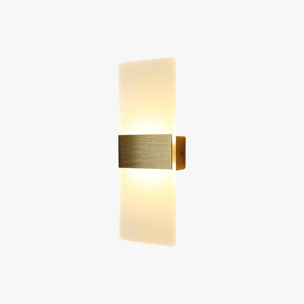 Chan Rectangular Wall Lamp, 3 Colour