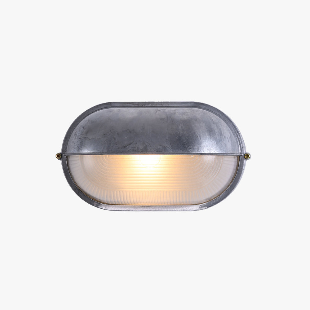 Orr Modern Round/Ellipse Outdoor Waterproof Wall Lamp, 2 Colors