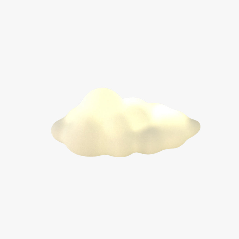 Minori Art Deco Rechargeable Cloud Acrylic Outdoor Ground Light, White