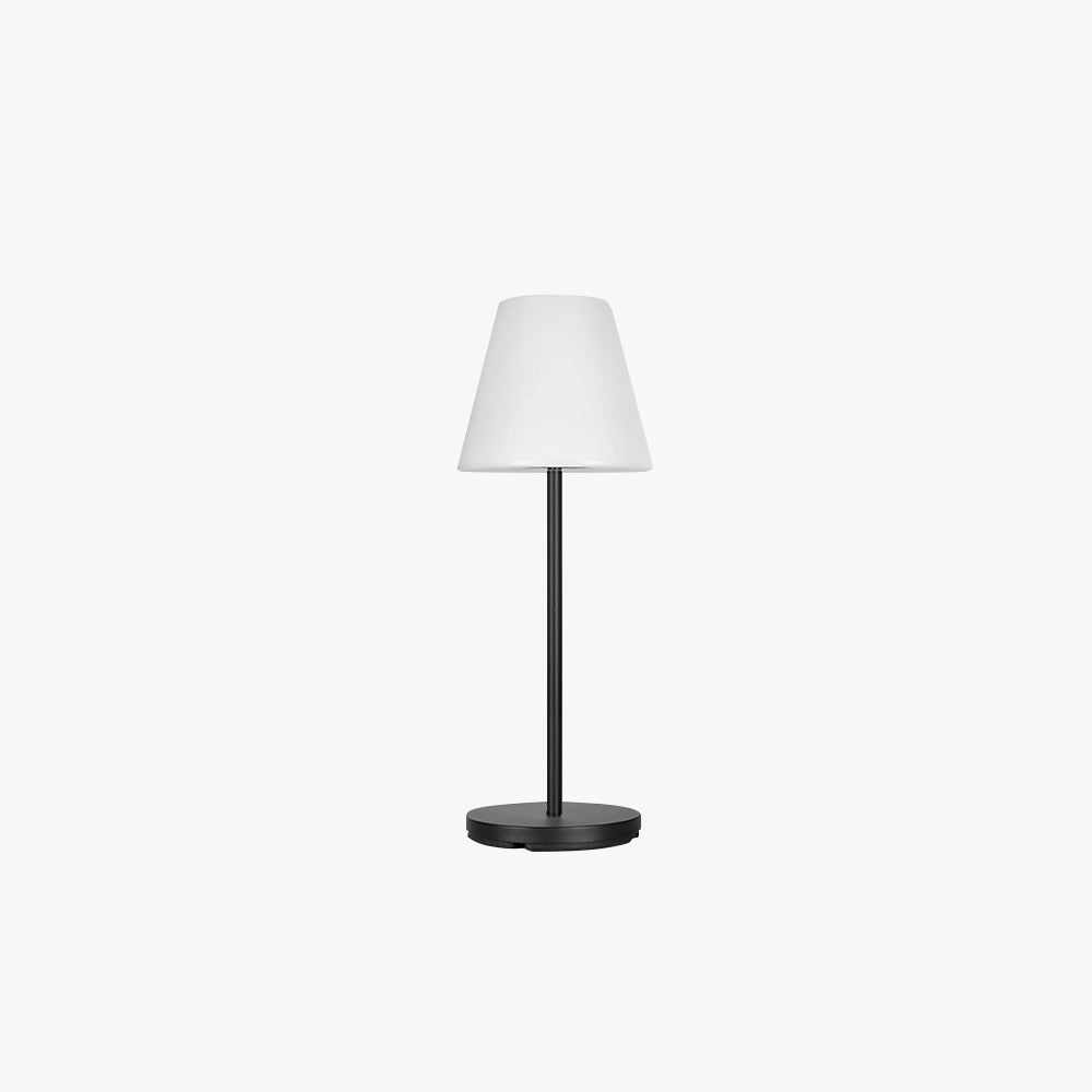 Eryn Scandinavian RGB Solar Outdoor Floor Lamp, White