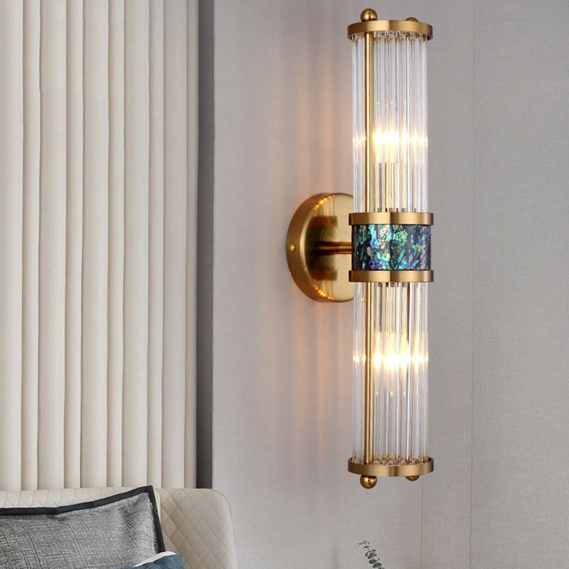 Fancy & Luxury Style Acrylic+Metal Wall Lamp Bedside Lamp for Bedroom