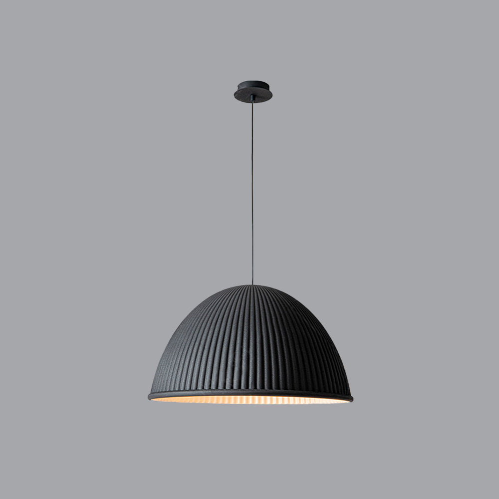 Morandi Modern Semi Resin Pendant Light, Grey/Black/White