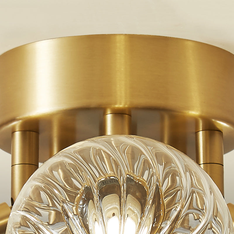 Valentina Modern Clear Bubble Glass Ceiling Light