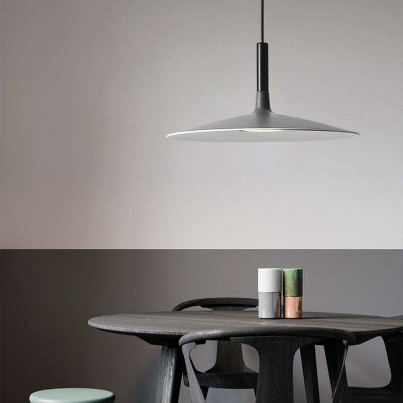 Morandi Pendant Light Pan, Plate Shape, Industrial