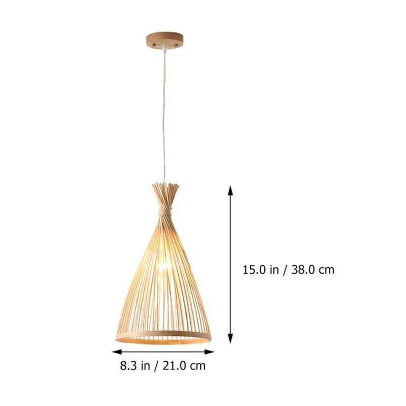 Muto Pendant Light Rattan Modern, Hand-woven, Hotels