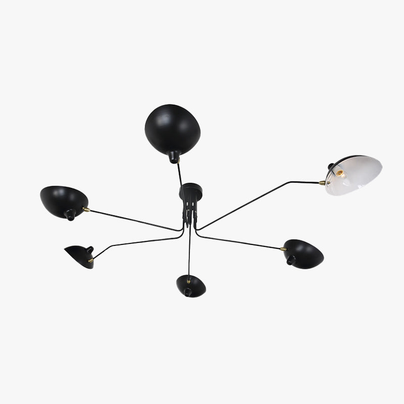 Schmitt Pendant Light Industry, Metal, Black, Study Room