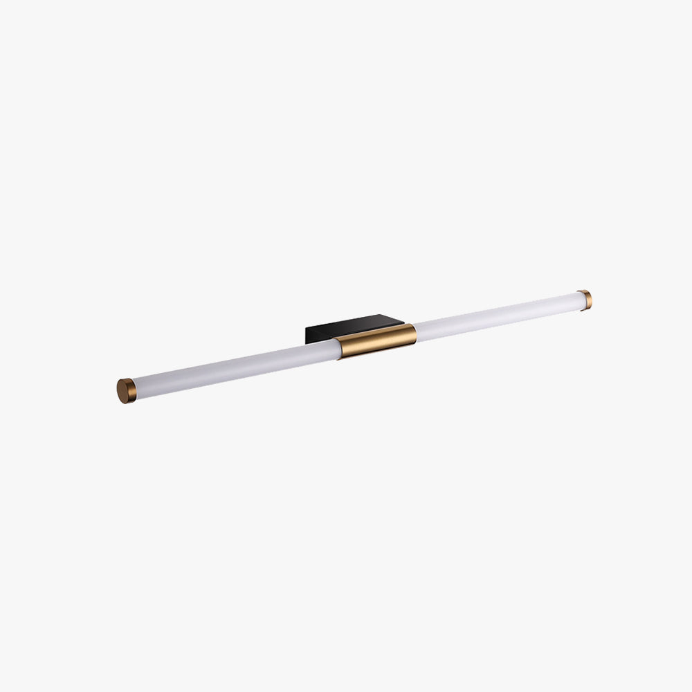 Leigh Modern Linear Cooper White Mirror Front Wall Lamp