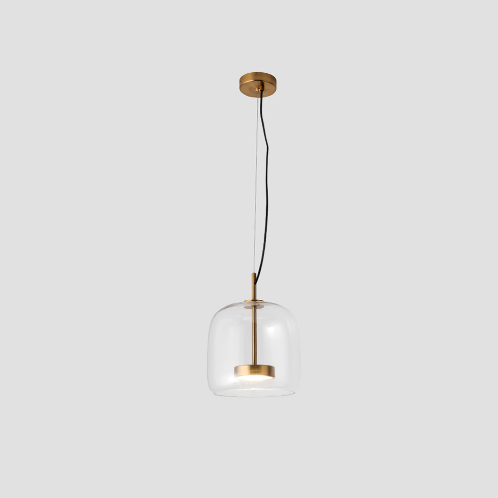 Hailie Morden Glass Pendant Light Clear/Smoked/Amber