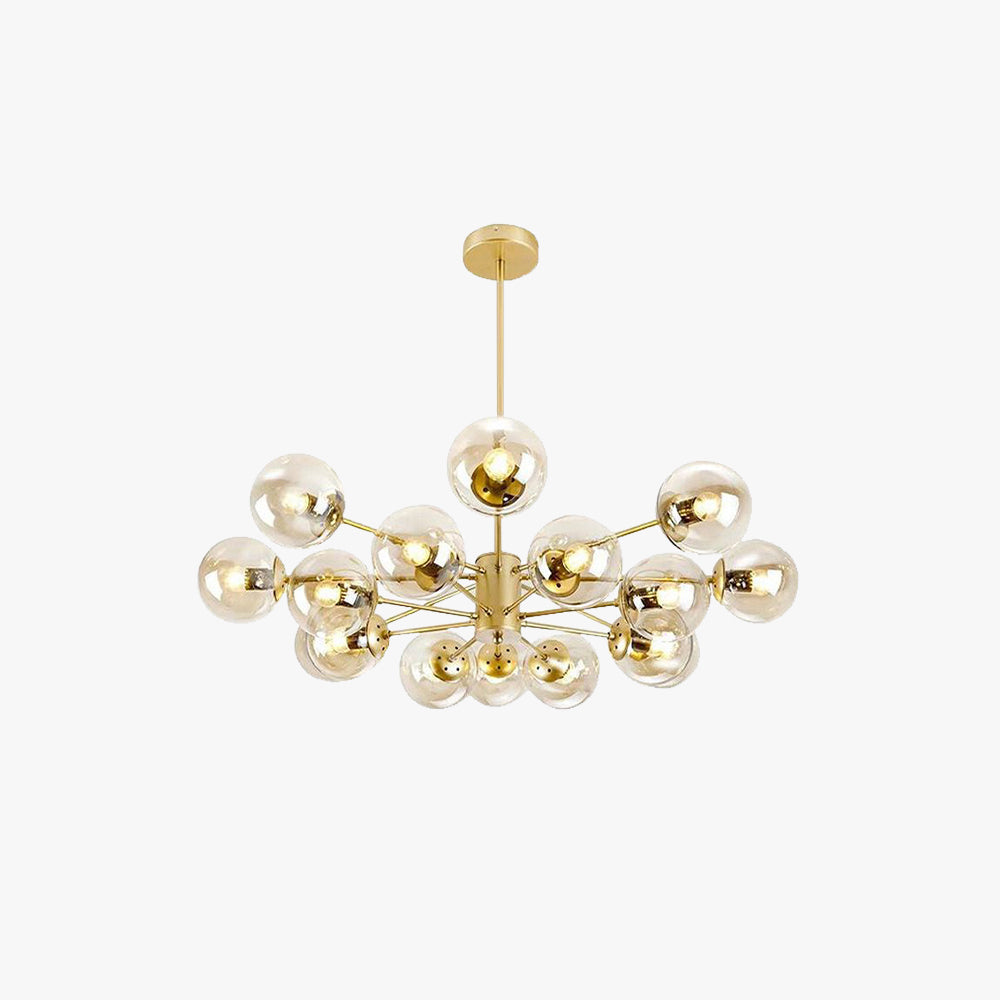 Valentina Designer Simple Nordic Pendant Light, Black/Gold