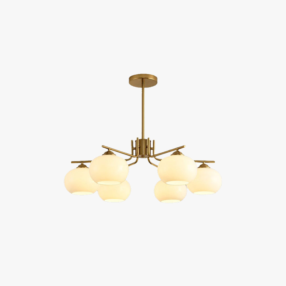 Valentina Pendant Light Semi-Circular Modern, Metal/Glass, Gold/Nickel, Dining Room