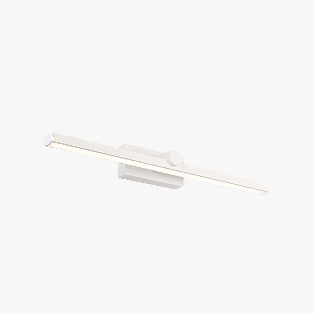 Edge Minimalist Linear Led Vanity Wall Lamp, White, Bathroom