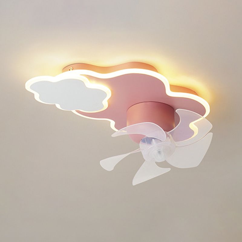 Minori Cloud Ceiling Fan with Light, 3 Color, 23"/21.5''