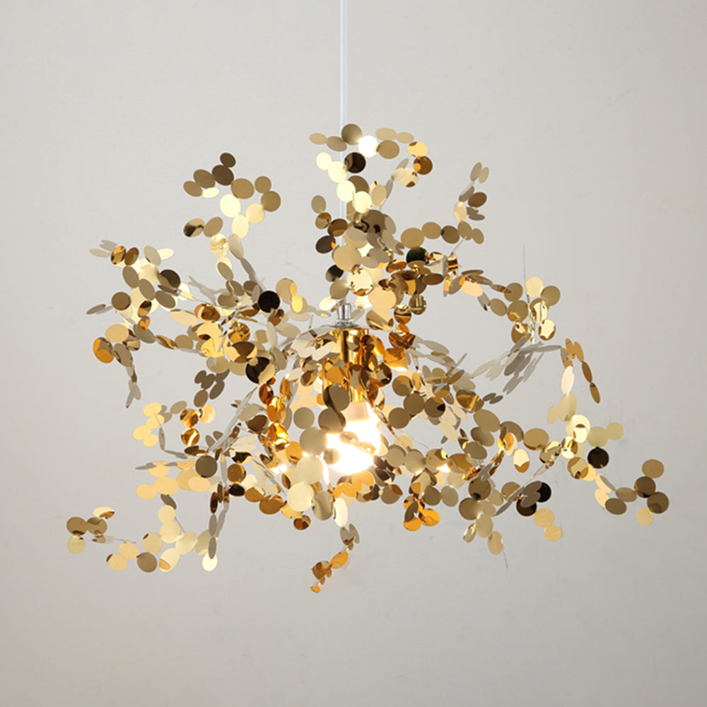 Olivia Artsy Classy Cluster Fireworks Pendant Light, Stainless steel