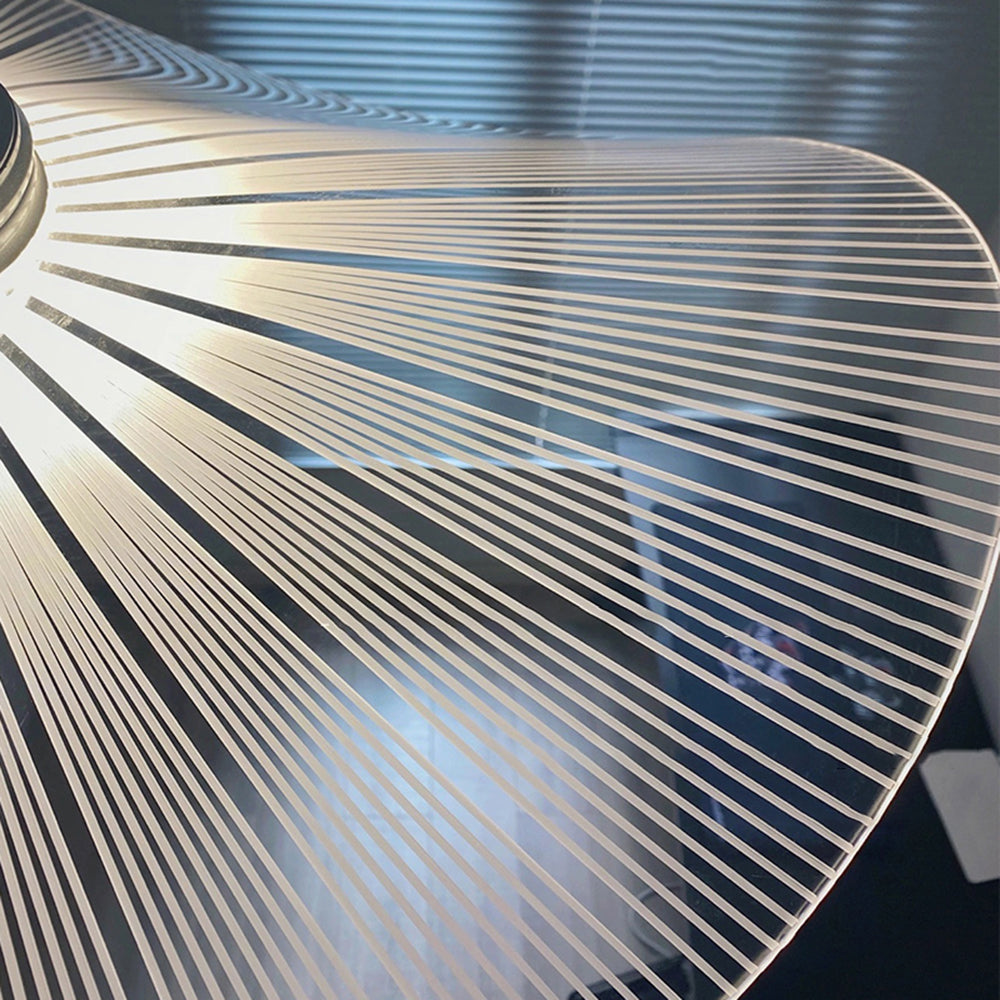 Carins Designer Lotus Leaf Shaped Metal Pendant Light,White