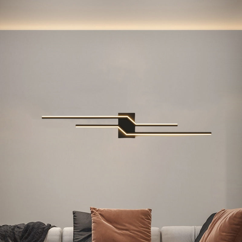 Alana Minimalist Linear Metal Vanity Wall Light