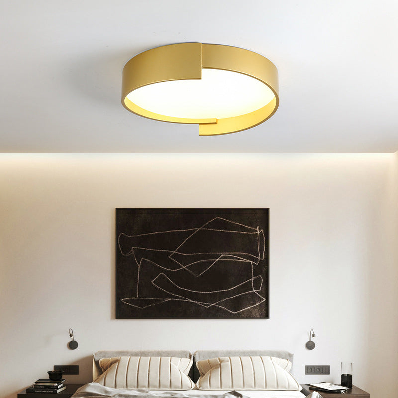 Quinn Modern Round Flush Mount Ceiling Light LED Double Layer