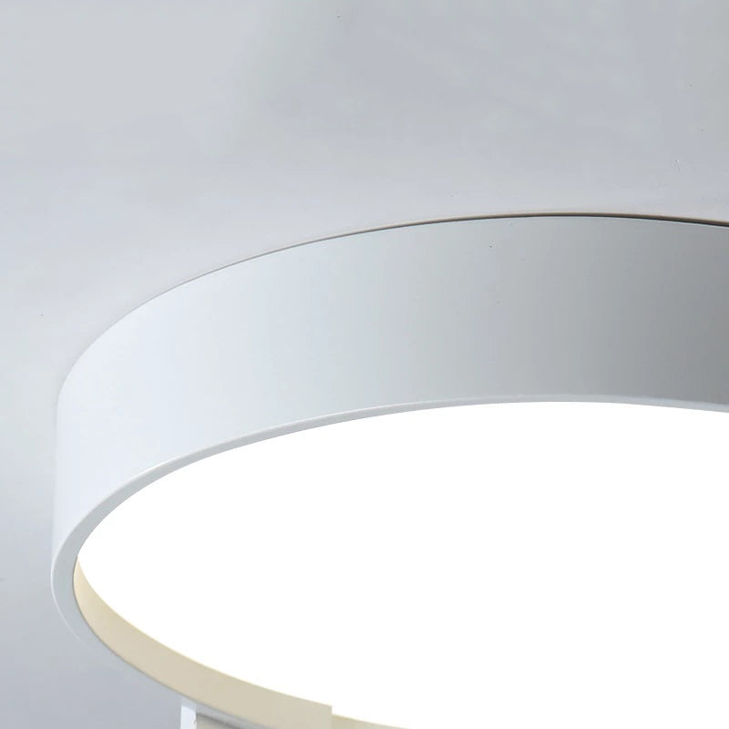 Quinn Modern Round Flush Mount Ceiling Light LED Double Layer