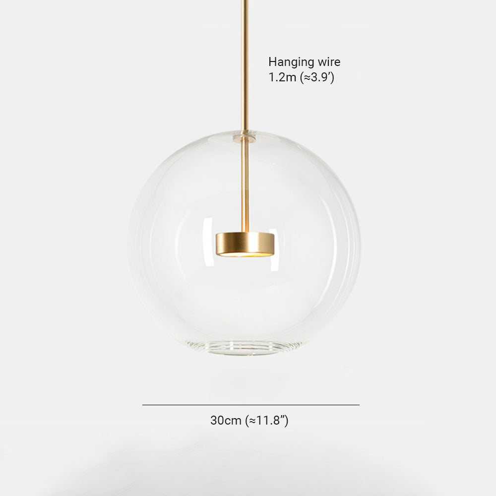 Hailie Modern Bubble Metal Pendant Light Gold