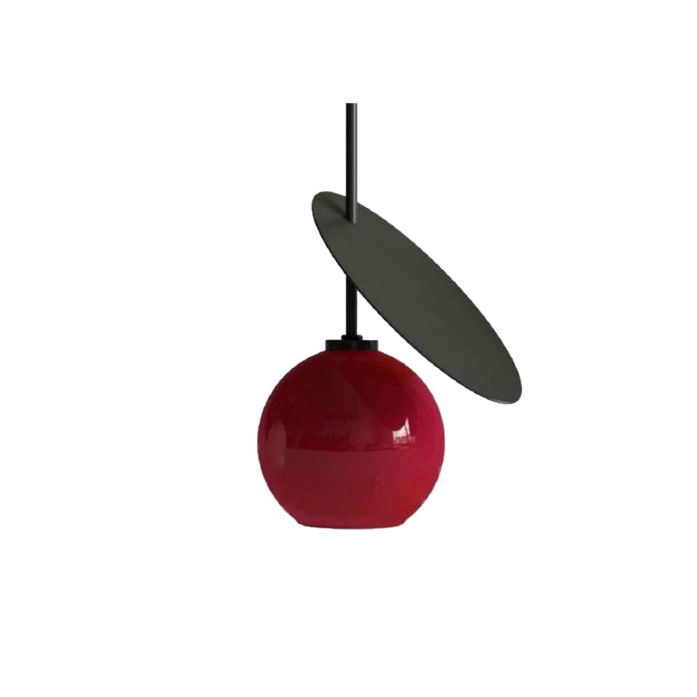 Valentina Cherry Pendant Light, Metal & Glass, 3 Color