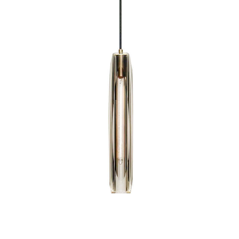 Sana Brass Designer LED Glass Pendant Lamp